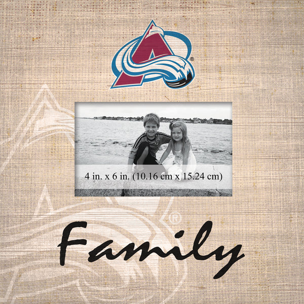 Wholesale NHL / H0943-Family Burlap Frame / H0943-Colorado Avalanche