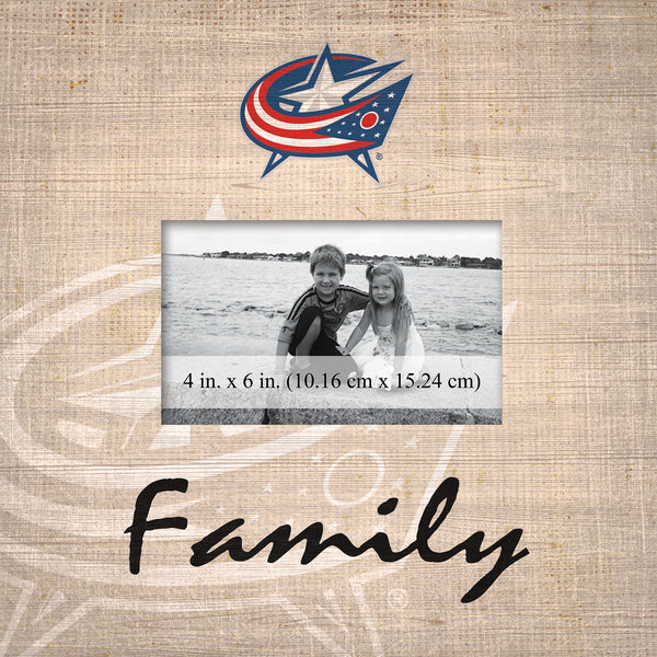 Wholesale NHL / H0943-Family Burlap Frame / H0943-Columbus Blue Jackets