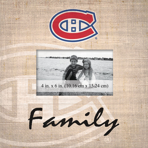 Wholesale NHL / H0943-Family Burlap Frame / H0943-Montreal Canadiens