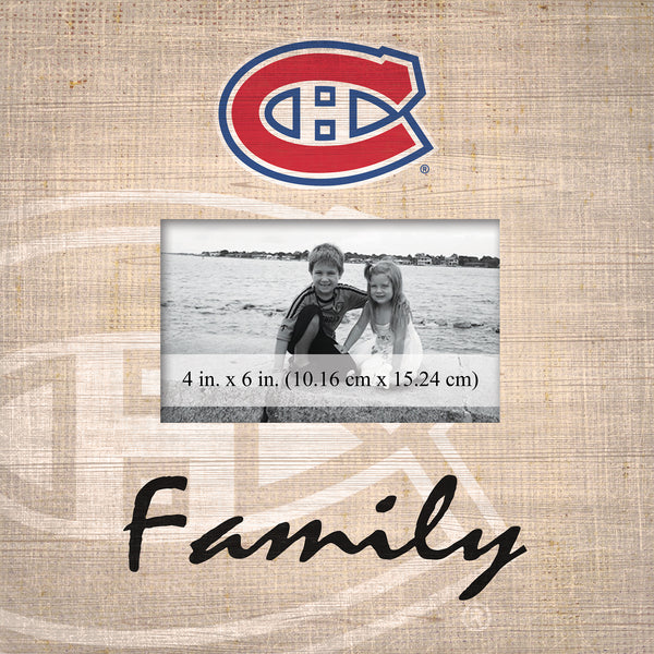 Wholesale NHL / H0943-Family Burlap Frame / H0943-Montreal Canadiens