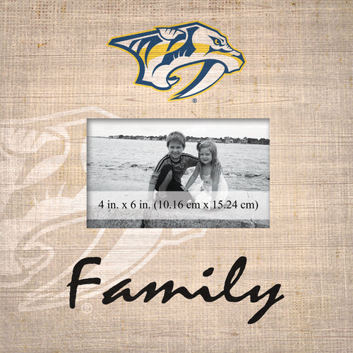 Wholesale NHL / H0943-Family Burlap Frame / H0943-Nashville Predators