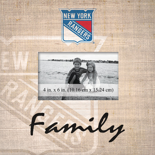 Wholesale NHL / H0943-Family Burlap Frame / H0943-New York Rangers