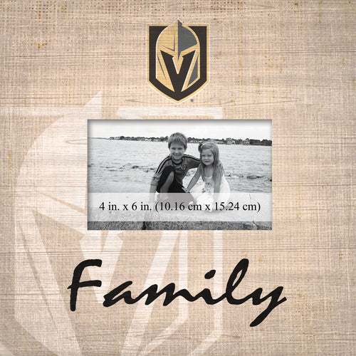 Wholesale NHL / H0943-Family Burlap Frame / H0943-Vegas Golden Knights