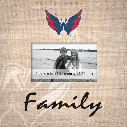 Wholesale NHL / H0943-Family Burlap Frame / H0943-Washington Capitals