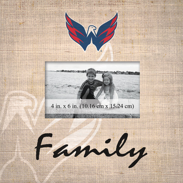 Wholesale NHL / H0943-Family Burlap Frame / H0943-Washington Capitals