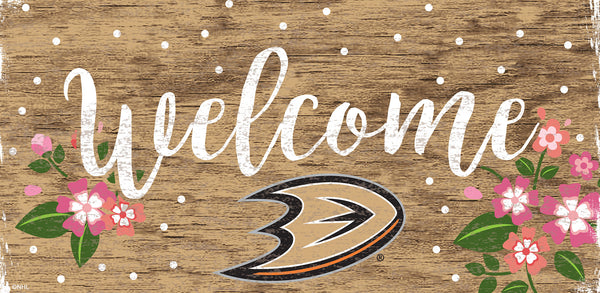 Wholesale NHL / H0964-Welcome Floral 6x12 / H0964-Anaheim Ducks