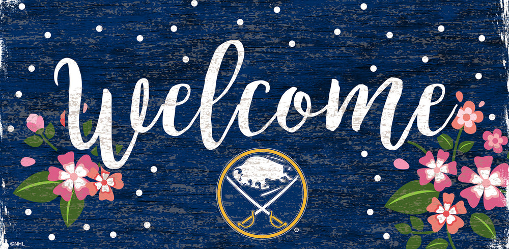 Wholesale NHL / H0964-Welcome Floral 6x12 / H0964-Buffalo Sabres