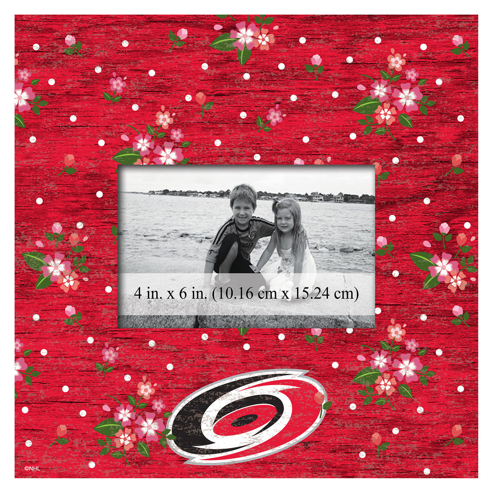 Wholesale NHL / H0965-Floral 10x10 Frame / H0965-Carolina Hurricanes