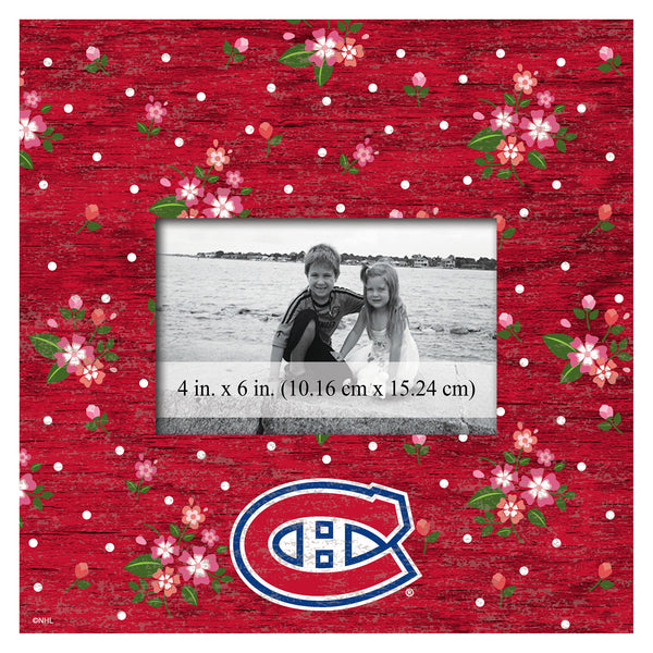 Wholesale NHL / H0965-Floral 10x10 Frame / H0965-Montreal Canadiens