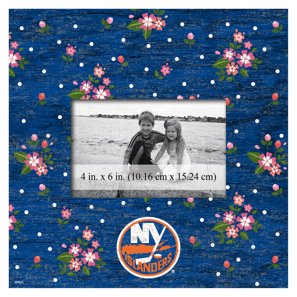 Wholesale NHL / H0965-Floral 10x10 Frame / H0965-Ne wYork Islanders