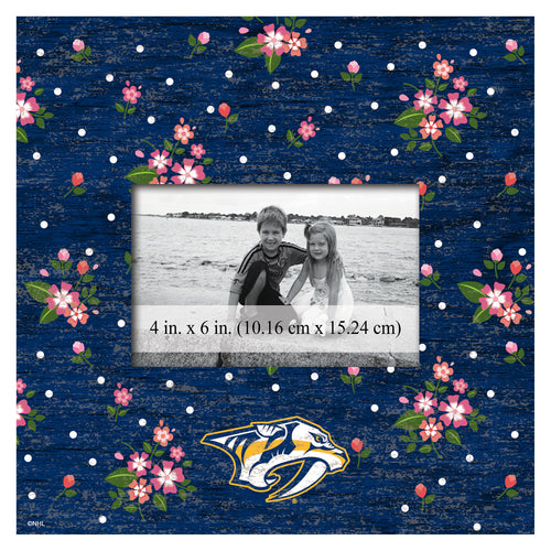 Wholesale NHL / H0965-Floral 10x10 Frame / H0965-Nshville Predators