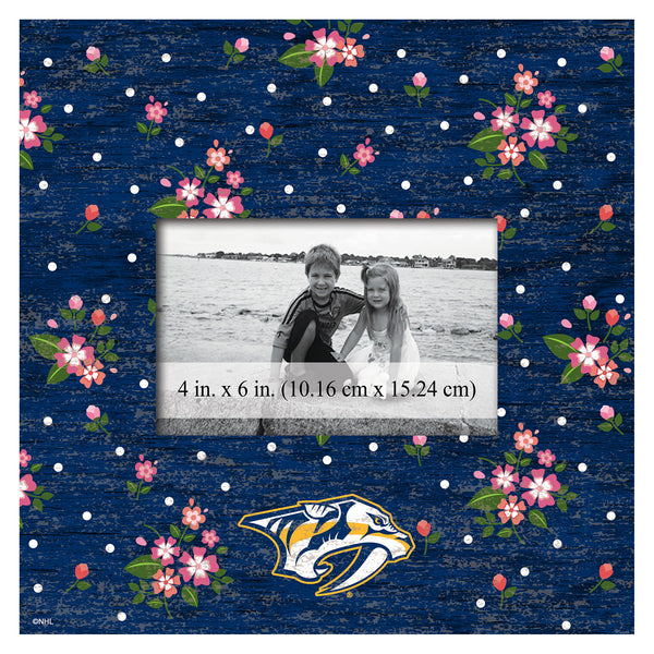 Wholesale NHL / H0965-Floral 10x10 Frame / H0965-Nshville Predators