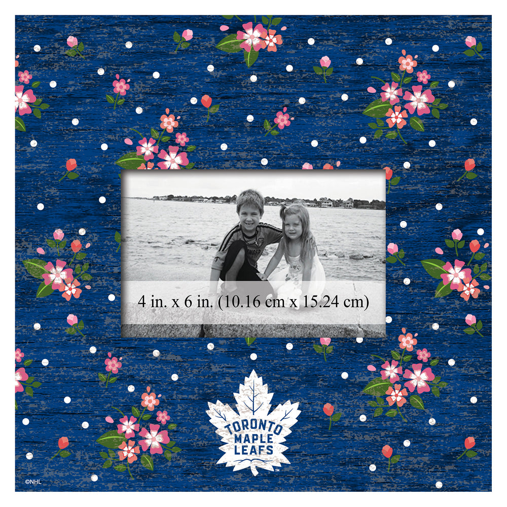 Wholesale NHL / H0965-Floral 10x10 Frame / H0965-Toronto Maple Leafs