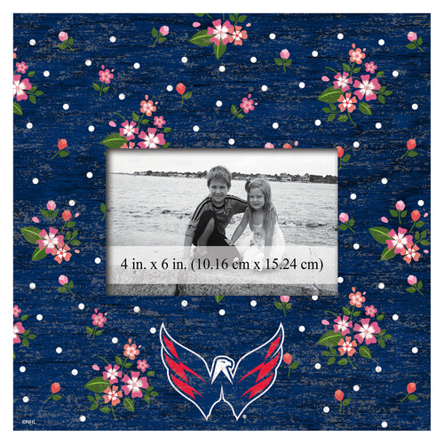 Wholesale NHL / H0965-Floral 10x10 Frame / H0965-Washington Capitals