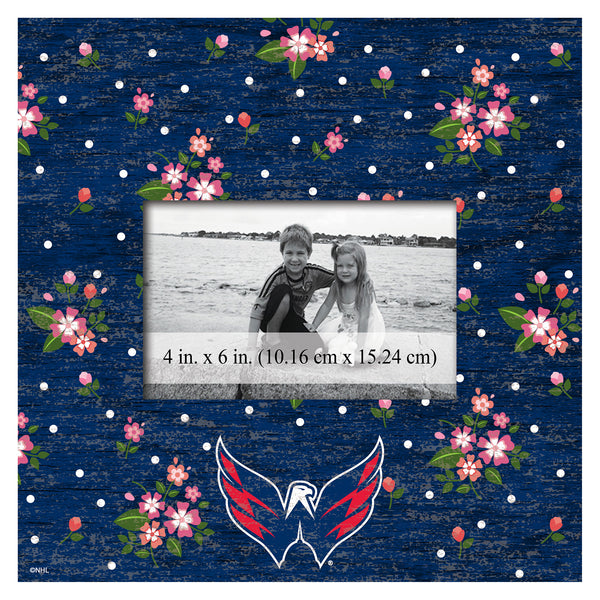 Wholesale NHL / H0965-Floral 10x10 Frame / H0965-Washington Capitals