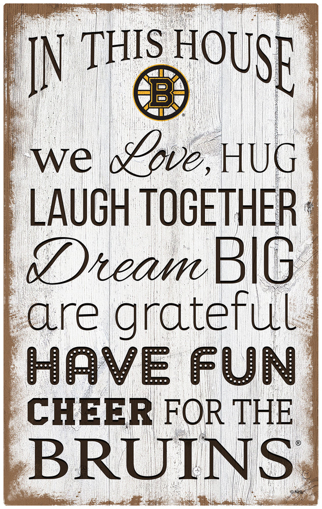 Wholesale NHL / H0976-In This House 11x19 / H0976-Boston Bruins