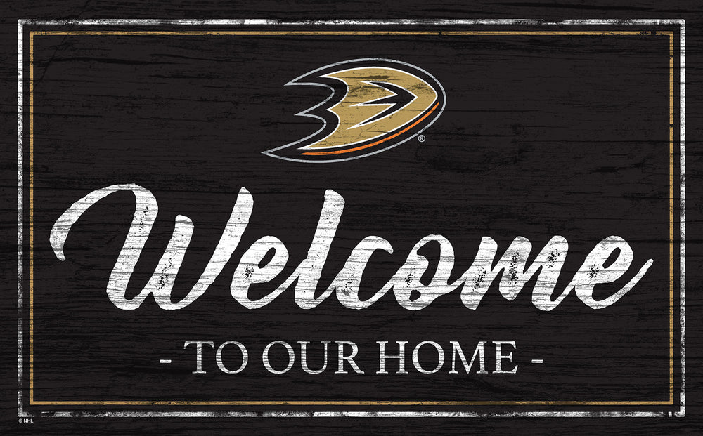 Wholesale NHL / H0977-Welcome Team Color 11x19 / H0977-Anaheim Ducks