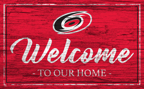 Wholesale NHL / H0977-Welcome Team Color 11x19 / H0977-Carolina Hurricanes