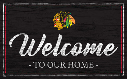 Wholesale NHL / H0977-Welcome Team Color 11x19 / H0977-Chicago Blackhawks