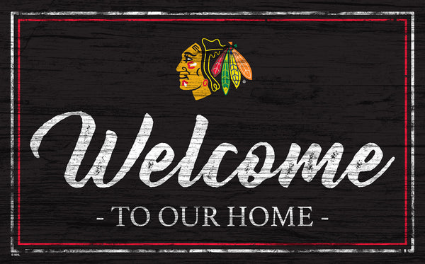 Wholesale NHL / H0977-Welcome Team Color 11x19 / H0977-Chicago Blackhawks