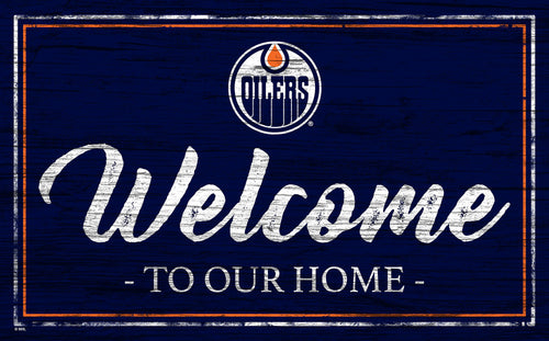 Wholesale NHL / H0977-Welcome Team Color 11x19 / H0977-Edmonton Oilers