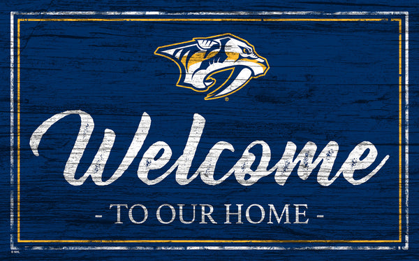 Wholesale NHL / H0977-Welcome Team Color 11x19 / H0977-Nashville Predators