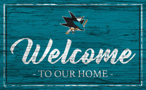 Wholesale NHL / H0977-Welcome Team Color 11x19 / H0977-San Jose Sharks