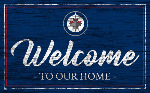 Wholesale NHL / H0977-Welcome Team Color 11x19 / H0977-Winnipeg Jets