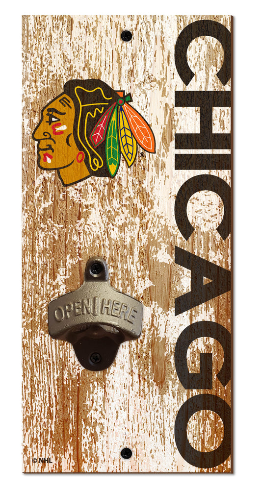 Wholesale NHL / H0979-Bottle Opener / H0979-Chicago Blackhawks