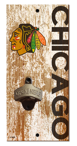 Wholesale NHL / H0979-Bottle Opener / H0979-Chicago Blackhawks