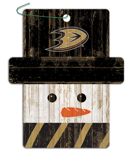 Wholesale NHL / H0980-Snowman Ornament 4.5in / H0980-Anaheim Ducks