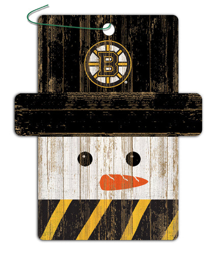 Wholesale NHL / H0980-Snowman Ornament 4.5in / H0980-Boston Bruins