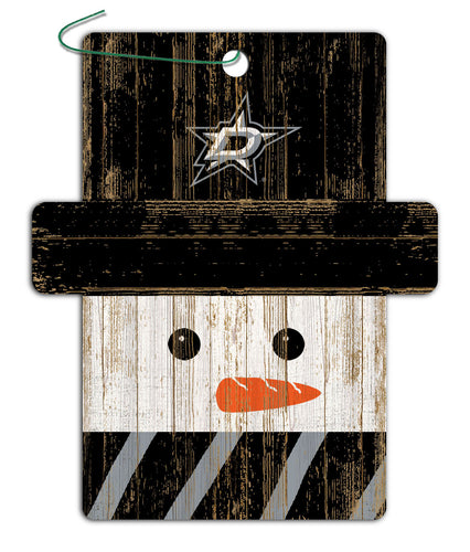 Wholesale NHL / H0980-Snowman Ornament 4.5in / H0980-Dallas Stars