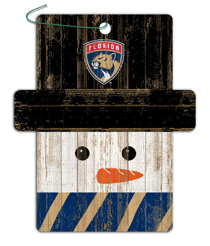 Wholesale NHL / H0980-Snowman Ornament 4.5in / H0980-Flordia Panthers