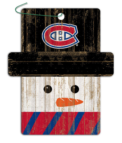 Wholesale NHL / H0980-Snowman Ornament 4.5in / H0980-Montreal Canadians