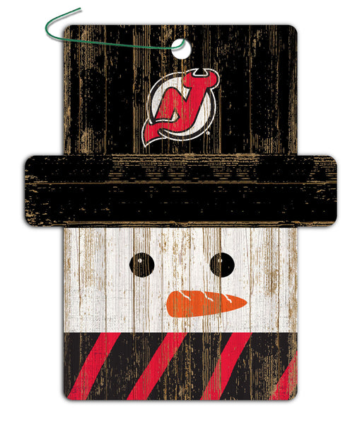 Wholesale NHL / H0980-Snowman Ornament 4.5in / H0980-New Jersey Devils