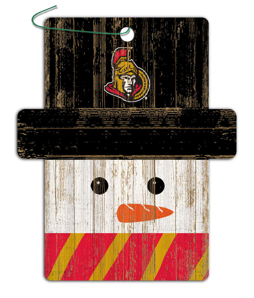 Wholesale NHL / H0980-Snowman Ornament 4.5in / H0980-Ottowa Senators