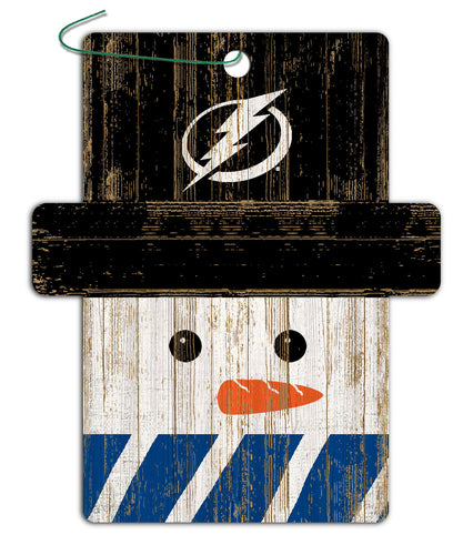 Wholesale NHL / H0980-Snowman Ornament 4.5in / H0980-Tampa Bay Lightning