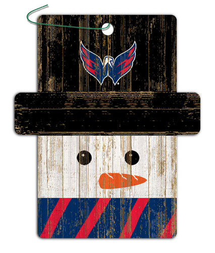 Wholesale NHL / H0980-Snowman Ornament 4.5in / H0980-Washington Capitals