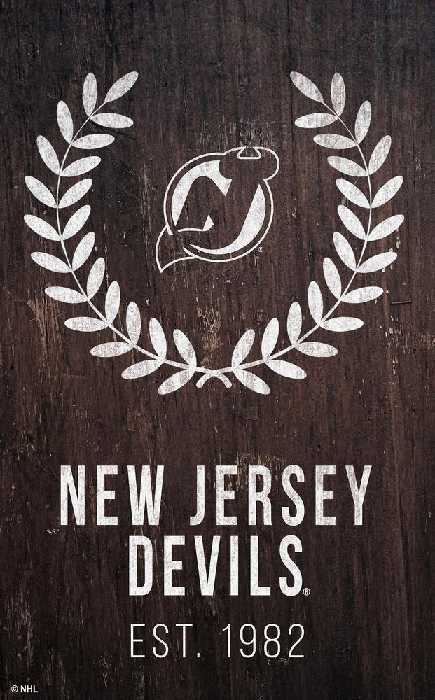 Wholesale NHL / H0986-Laurel Wreath / H0986-New Jersey Devils