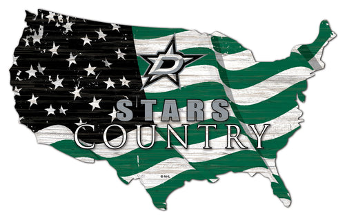 Wholesale NHL / H1001-USA Flag Cutout / H1001-Dallas Stars