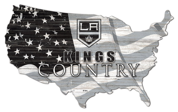 Wholesale NHL / H1001-USA Flag Cutout / H1001-LA Kings