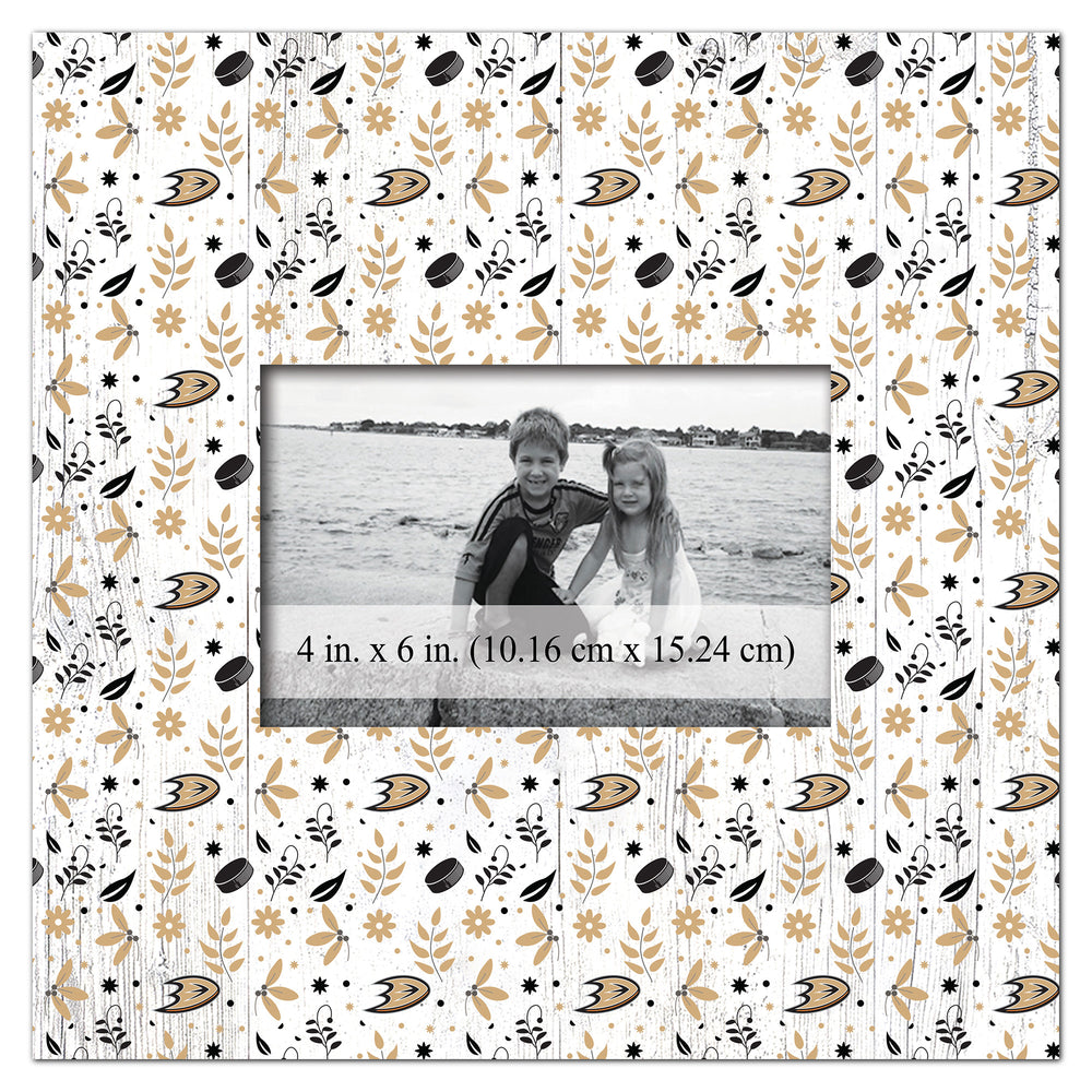 Wholesale NHL / H1004-Floral Pattern 10x10 Frame / H1004-Anaheim Ducks