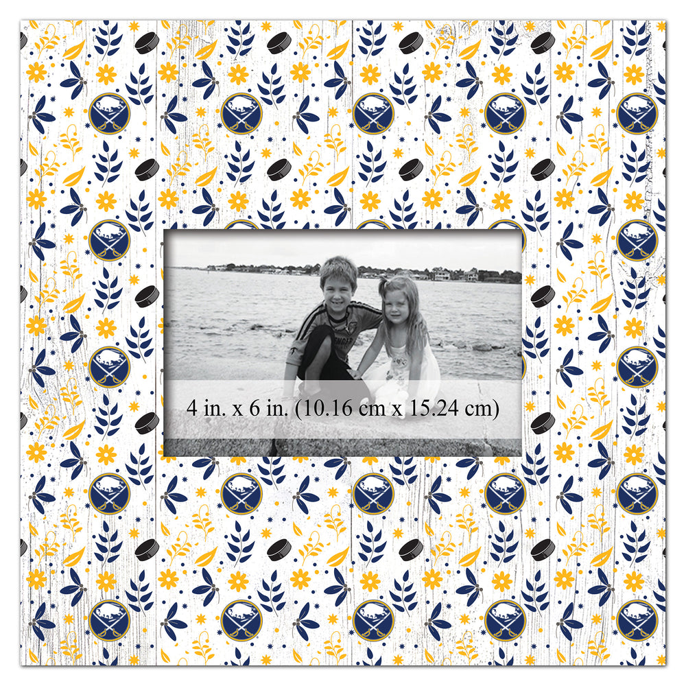 Wholesale NHL / H1004-Floral Pattern 10x10 Frame / H1004-Buffalo Sabres