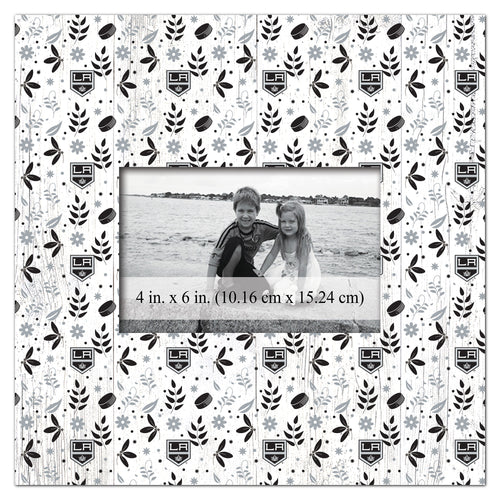 Wholesale NHL / H1004-Floral Pattern 10x10 Frame / H1004-Los Angeles Kings