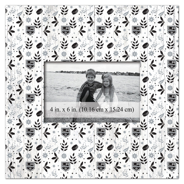 Wholesale NHL / H1004-Floral Pattern 10x10 Frame / H1004-Los Angeles Kings