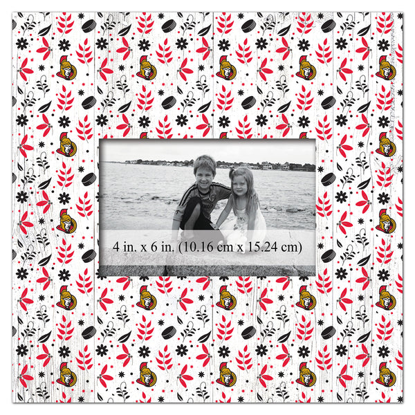 Wholesale NHL / H1004-Floral Pattern 10x10 Frame / H1004-Ottawa Senators