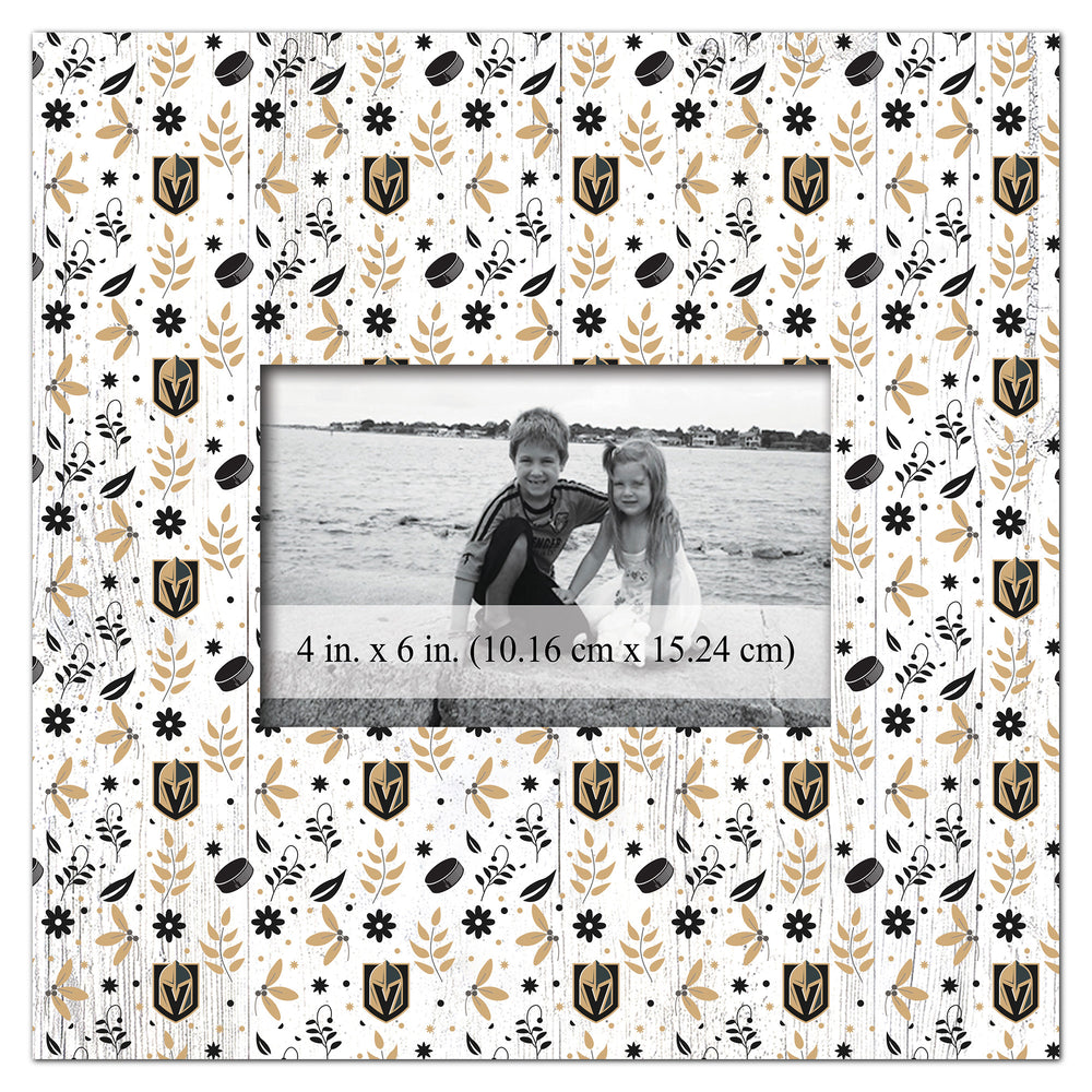 Wholesale NHL / H1004-Floral Pattern 10x10 Frame / H1004-Vegas Golden Knights