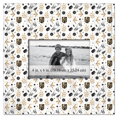 Wholesale NHL / H1004-Floral Pattern 10x10 Frame / H1004-Vegas Golden Knights