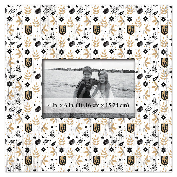 Wholesale NHL / H1004-Floral Pattern 10x10 Frame / H1004-Vegas Golden Knights